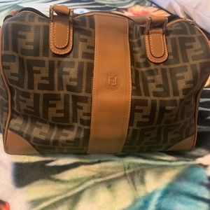 Vintage Monogram Fendi Satchel